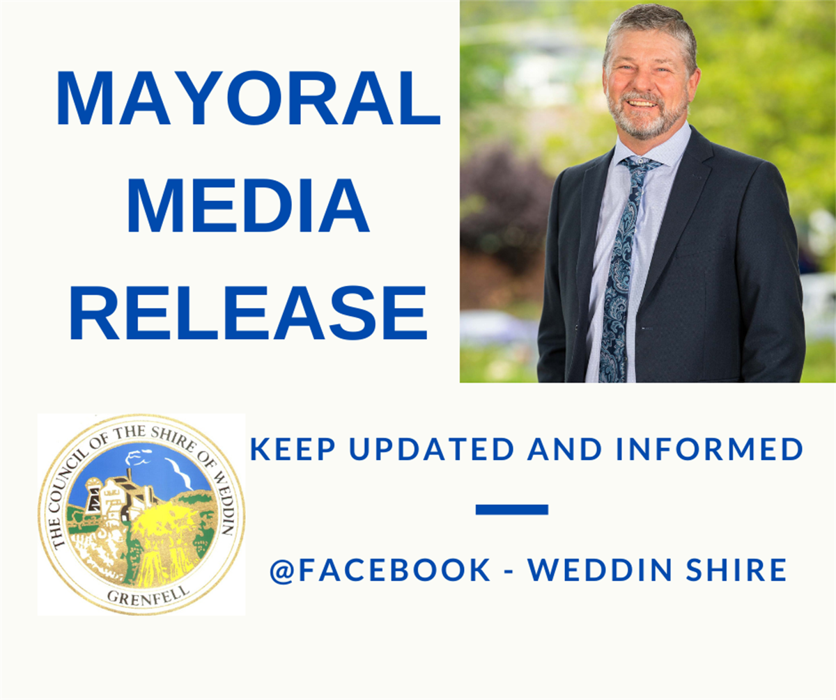 Mayoral Media Release - EMERGENCY SERVICES LEVY | Weddin Shire Council